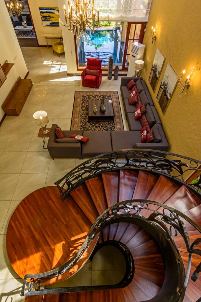 Top View of Luxury home from inside